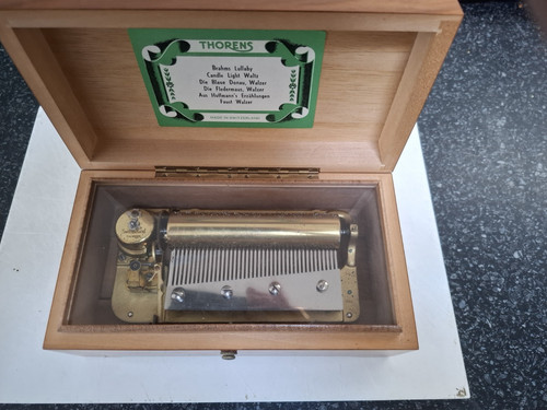 Thorens wooden music box - wooden, made