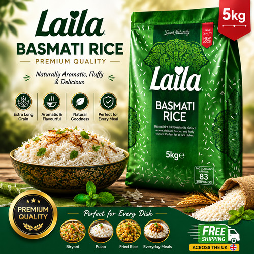 Laila extra long basmati rice - long,