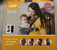 Joie Savvy Body Carrier - Baby Carrier - 3.5-16kg - Used Autoclick Magnetic