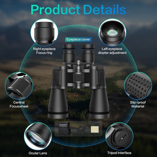 12x50 binoculars low night - binoculars, w/low