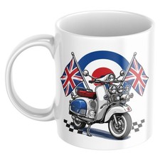 UK Scooter MOD Gift Mug For