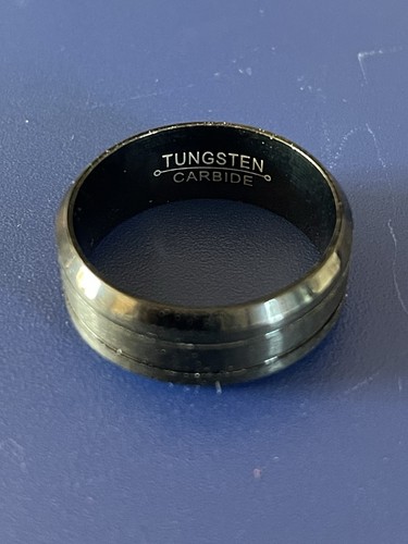 Black tungsten carbide ring - tungsten,