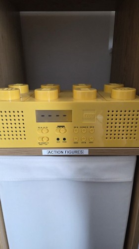 Lego yellow brick boombox - yellow,