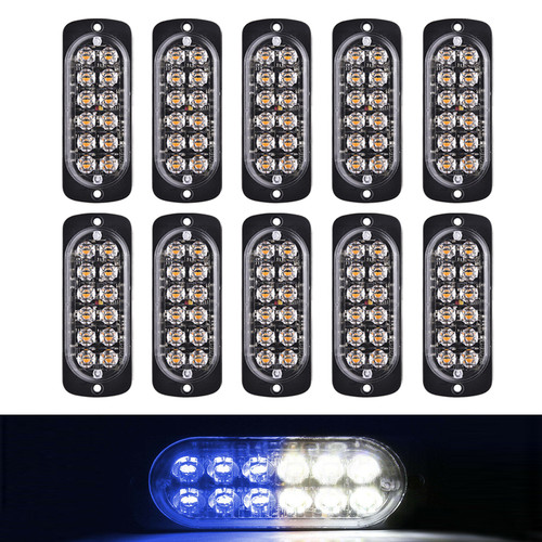 10x 12led recovery strobe - 10x,