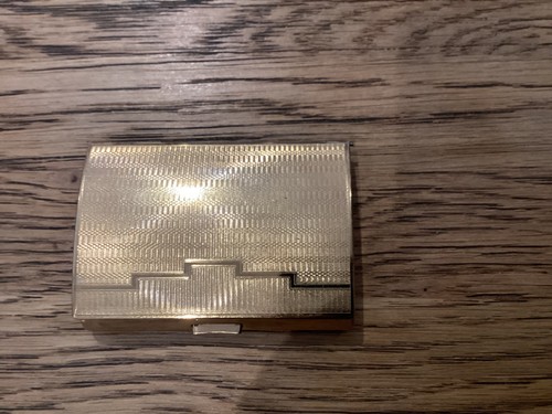 Metal cigarette case - , gold
