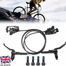 Pair Hydraulic Disc Brakes For Mountain Bike Bicycle MTB Cycling Front &Rear Set