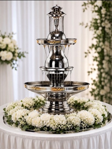 Champagne fountain tier - champagne,