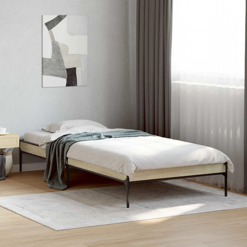 Walplus sonoma oak single bed - sonoma,