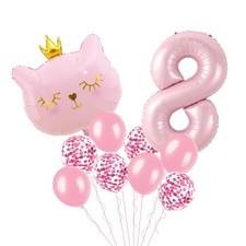 Cat Balloons, Pink 8 Balloon