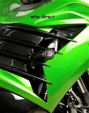 Kawasaki ZZR1400 (ZX-14) 2012-2018 R&G racing aero crash protectors black 