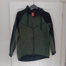 Nike Tech Fleece Windrunner Hoodie Mens Size Medium Green Full Zip