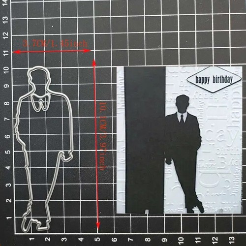 Man suit metal cutting - man,
