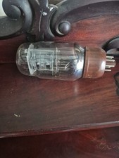 GEC KT66 Clear Glass Valve Tube Double Halo Getters Used Tested 