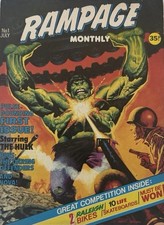 Rampage Monthly #1, #2 and #3 - Marvel Comics - 1978