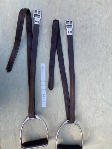 Soft supple brown stirrup - 52",