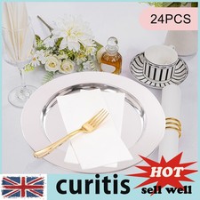 24pcs dinner plates 13in - 24pcs,