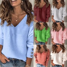 Womens Knitted Pullover Long