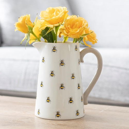 Bee ceramic flower jug - bee,