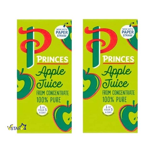 Princes orange apple juice - orange,,