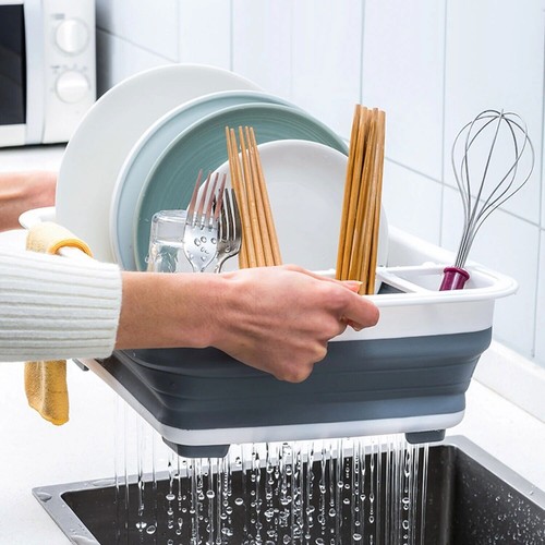 Kitchen sink dish drainer - dish,