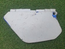Yamaha DT125R Rear Side Panel #1: Left White DT DTR 125 88-03 3BN Plastic