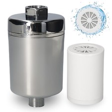 Multi Stage Inline Shower Filter Chrome Remove Heavy Metal Chlorine Water Filter