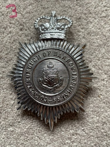 Obsolete barrow police helmet - obsolete,