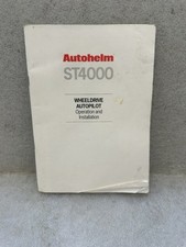 AUTOHELM ST4000 WHEELDRIVE AUTOPILOT Operation & Installation  Raymarine -FREEp