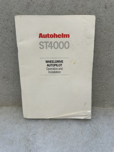 Autohelm st4000 wheeldrive - autohelm,