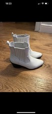 M&S Women’s White Boots Size