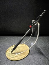 Tombow Zoom 707 Ballpoint Pen Black With black Grip And Red Clip Accent (No Box)