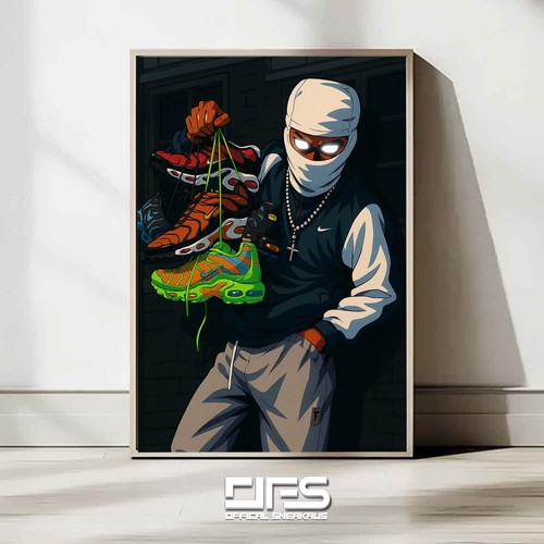 Air max plus poster sneaker - air,