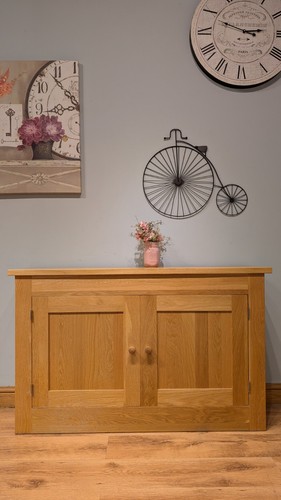 Solid oak sideboard - solid,