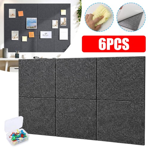 6pcs grey felt pin - grey, board