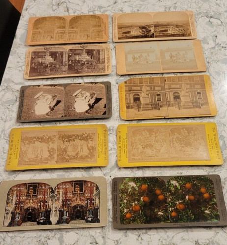Antique stereograph stereoview - antique,