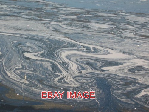 Photo ash lagoon - photo, marbling