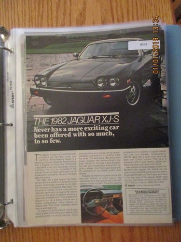 Jaguar 204 advertisement 1982 - jaguar#204,