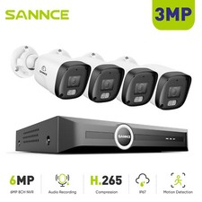SANNCE 3MP CCTV System Audio