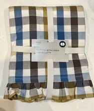 Ruffle Gingham Linen