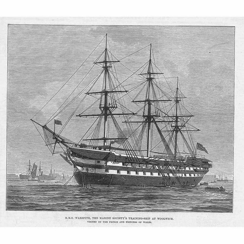 Hms warspite marine society - warspite,