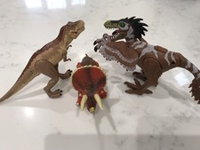 3 X Dinosaurs - Lights, Sounds and Moving Parts