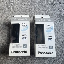 Panasonic TY-EW3D3ME 3D Glasses VIERA Full HD Super Lightweight Size M