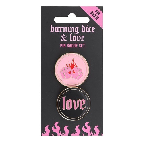 Rebel romance flaming dice - flaming,