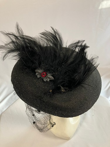 Vintage 1940s black - vintage, wide