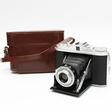 Vintage AGFA Isolette Folding Bellows Camera with Case - Untested