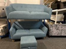 SOFOLOGY NEW / EX DISPLAY PADDINGTON FABRIC 3 + 2 SEATER SOFAS RRP 3199