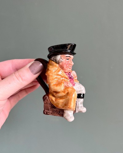 Vintage miniature ceramic toby - vintage,