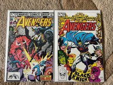 Avengers #225 226 (Marvel 1982) VF- Bronze Age comic. Black Knight's Return 