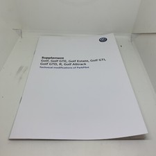 Genuine Volkswagen supplement
