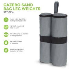 4 x GAZEBO SAND BAGS LEG